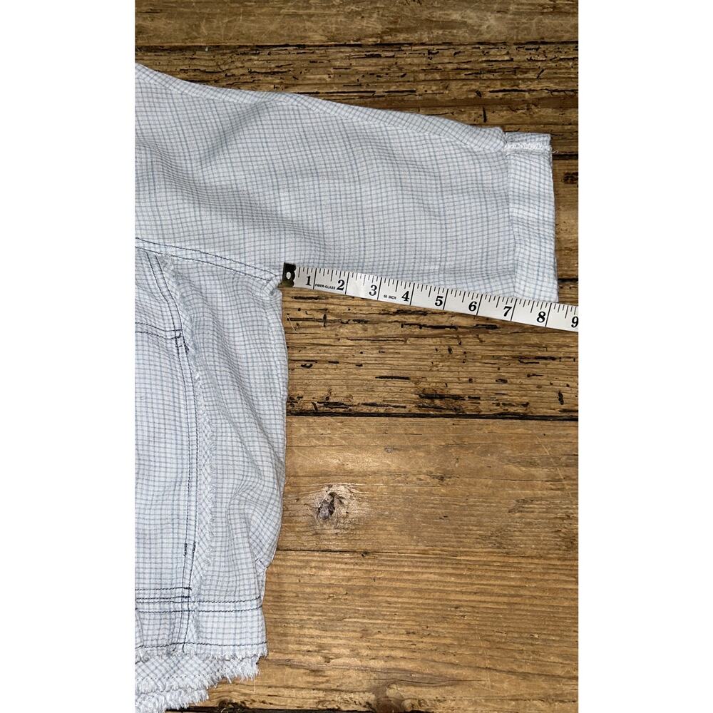 We The Free Women’s Size S Blue Rainbow Picnic Button Down Top - Picture 5 of 7